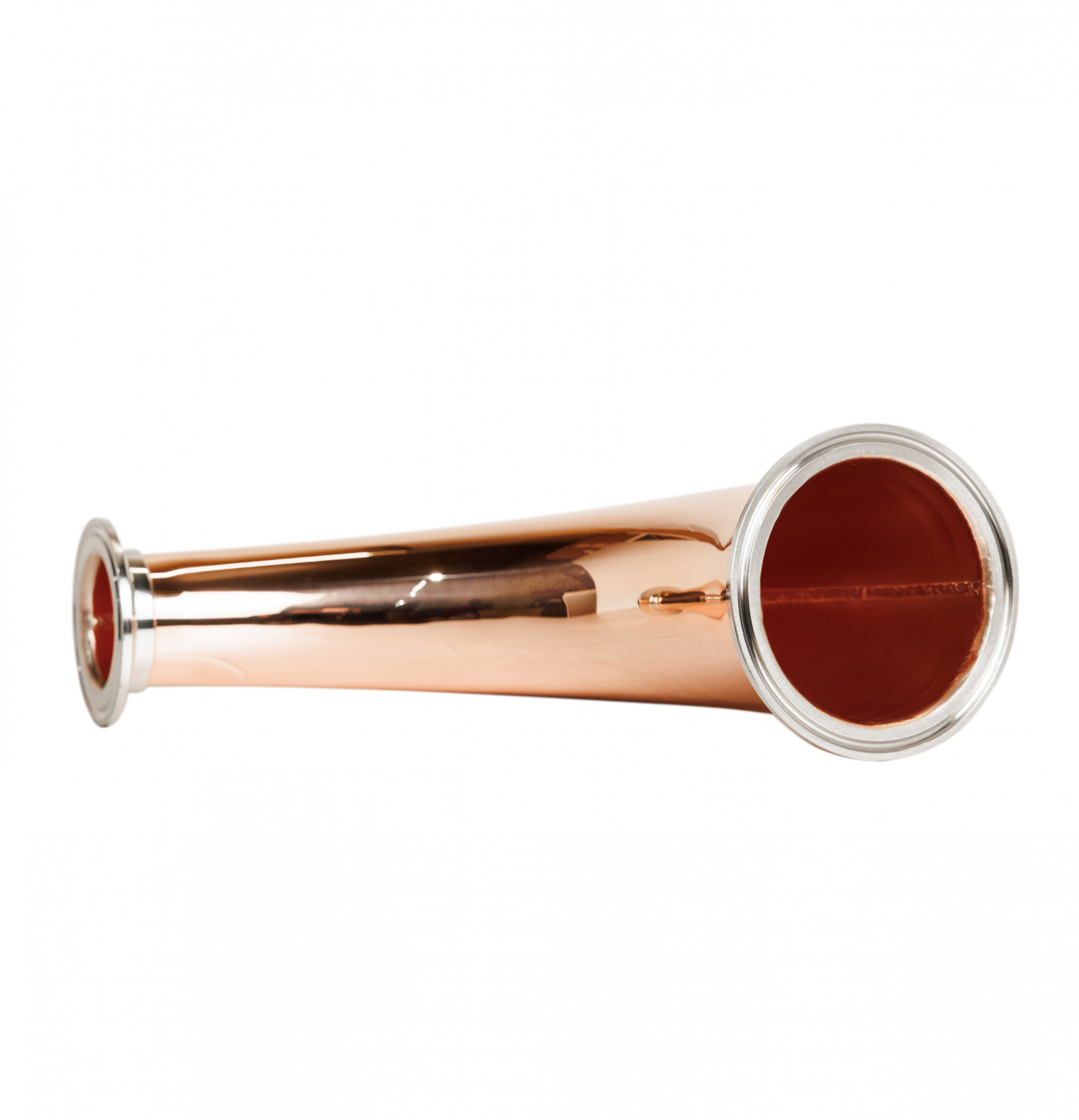 Вискарный отвод Max Cuprum 90° кламп 3"-2"